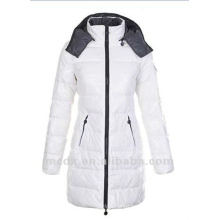 Quilted construction hooded women padding jacket